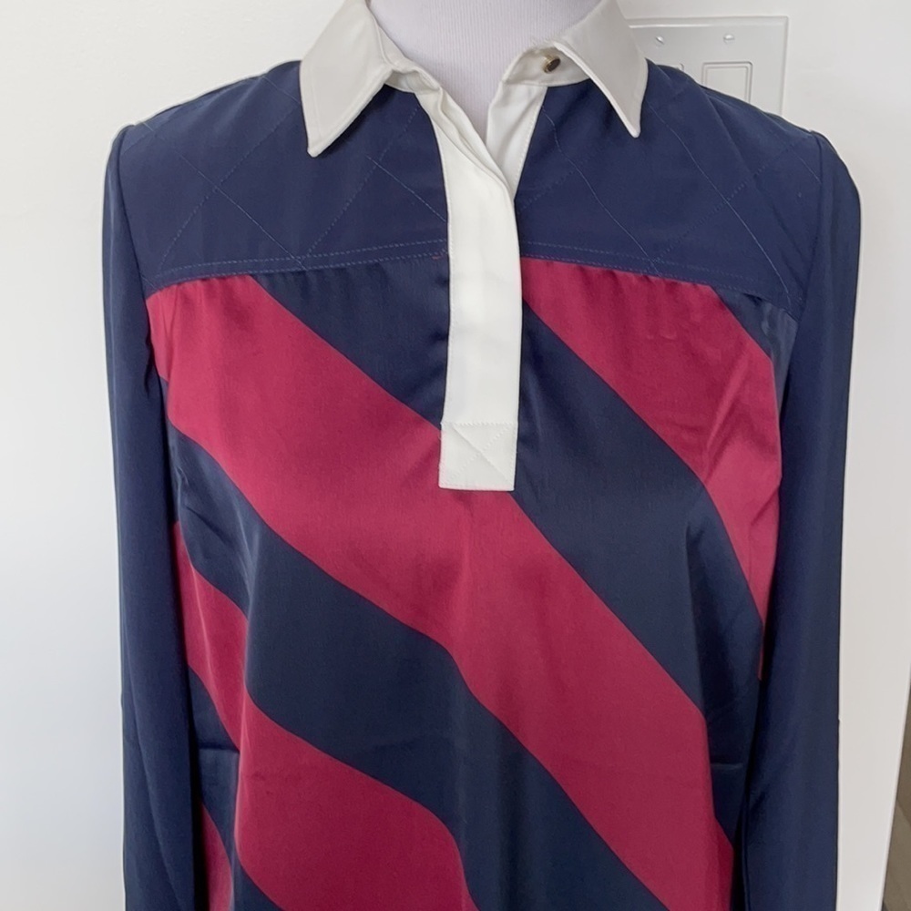 Tommy Hilfiger striped dress equestrian preppy patriotic - Picture 2 of 7